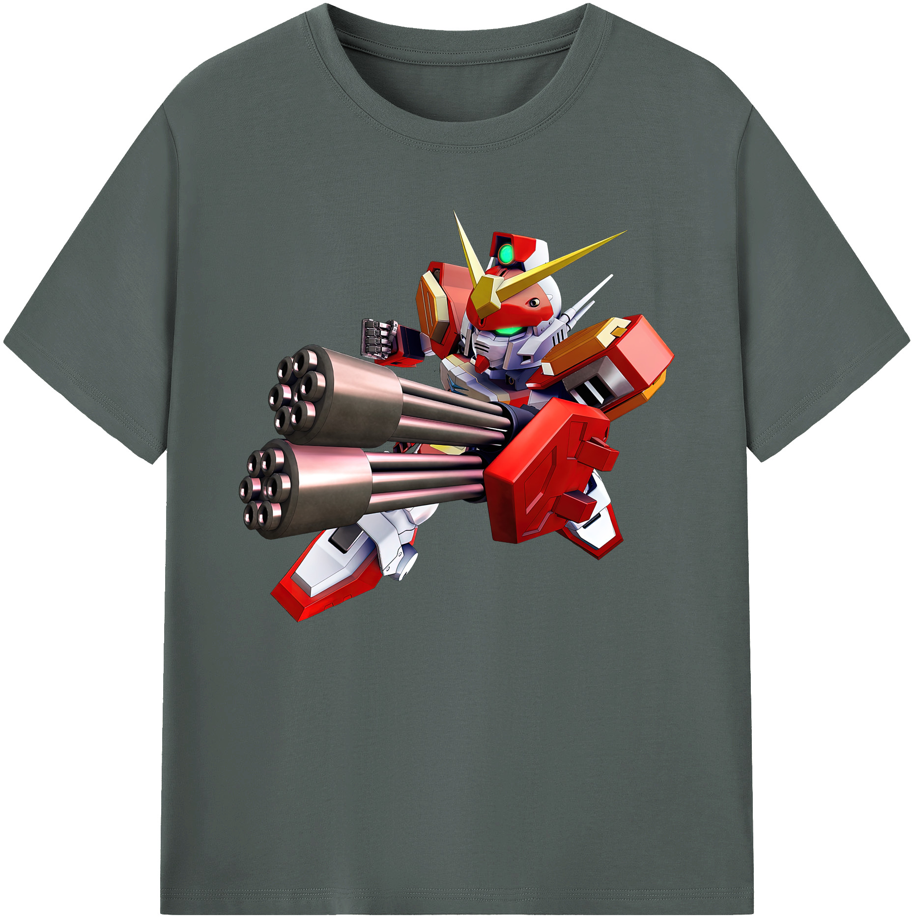 （画像用） 機動戦士ガンダム Mobile Suit Gundam 綿100％ メンズ半袖Tシャツ｜肌触りやわらか＆通気性